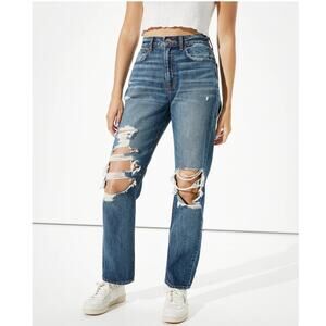 American Eagle Outfitters Blue Straight Leg Jeans